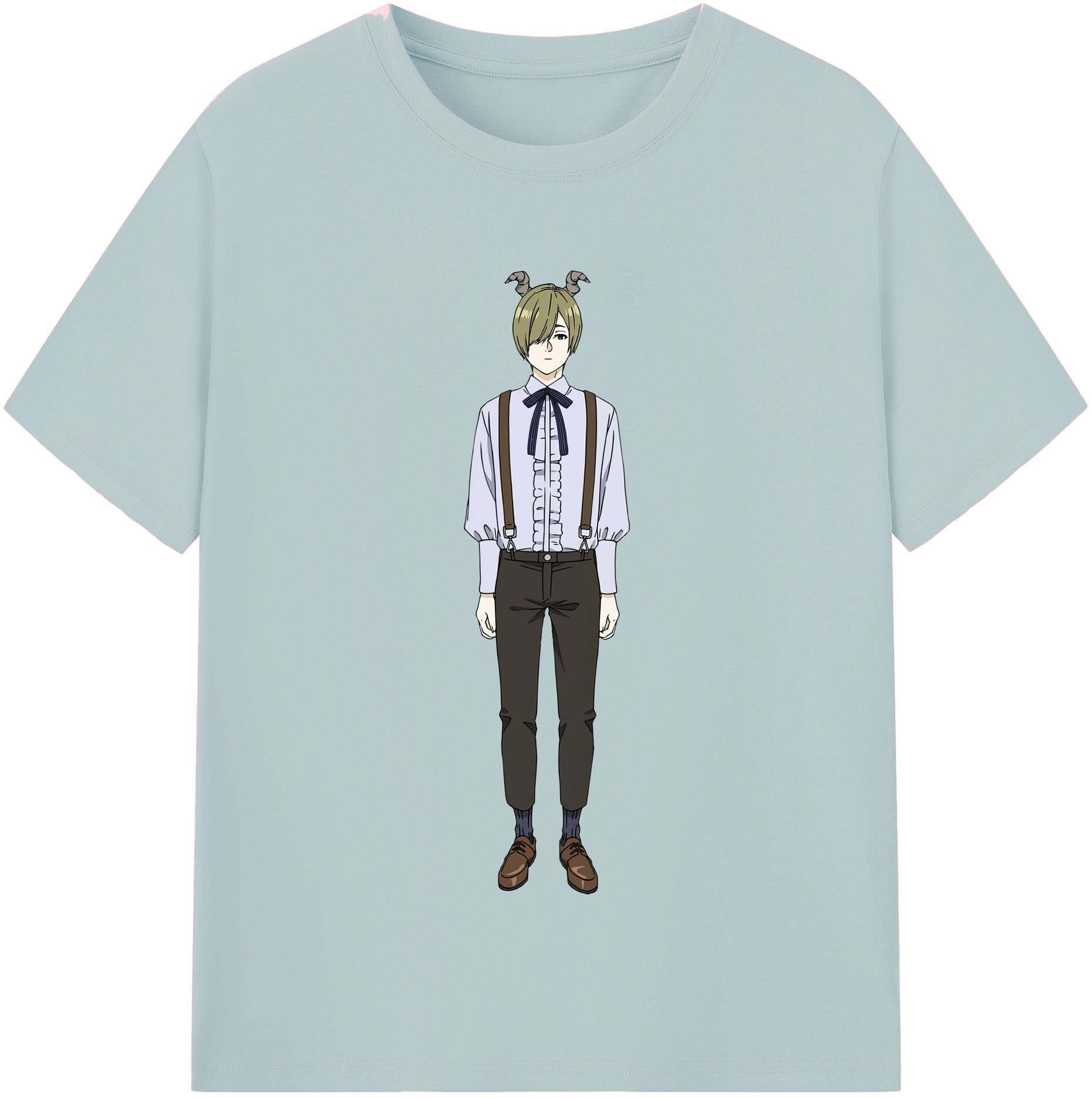（画像用） 葬送のフリーレン Frieren 綿100％半袖Tシャツ（フロントプリント）
